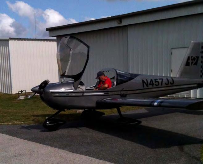 Two 866 chapter airplane builders achieve certification (above) Bob Rychel taxi tests his beautiful Zodiac XL650