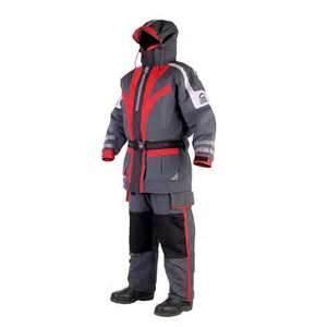 Flotation Suit Wear a flotation suit if you're planning on going