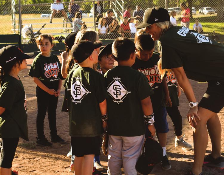 Coach Junior Giants Junior Giants Baseball & Softball Adult volunteers are needed to coach ages 5-13.