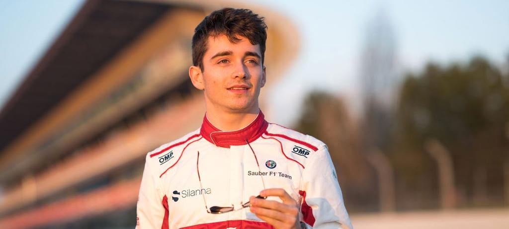CHARLES LECLERC He may be a rookie on the 2018 grid, but Charles Leclerc s single-seater credentials are impressive.