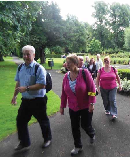 Walkers Feel safe and comfortable to walk in their local green space by being part of a group Benefit from a supported programme that encourages them to progress and to achieve a greater sense of