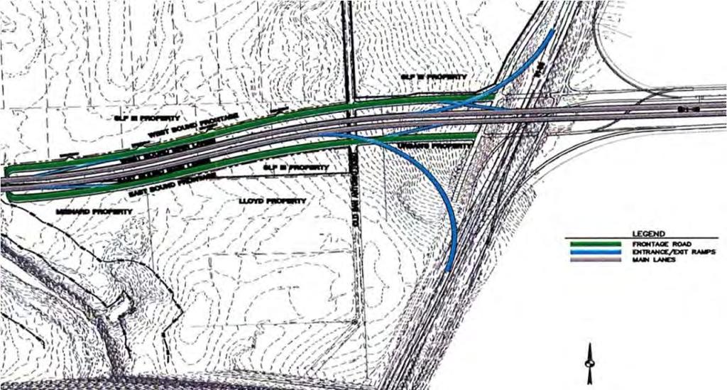 City of Buda Transportation Master Plan Update February 2013 proposed four-lane tollway from Mopac Boulevard to FM 1626 and in the vicinity of the Travis County Line.