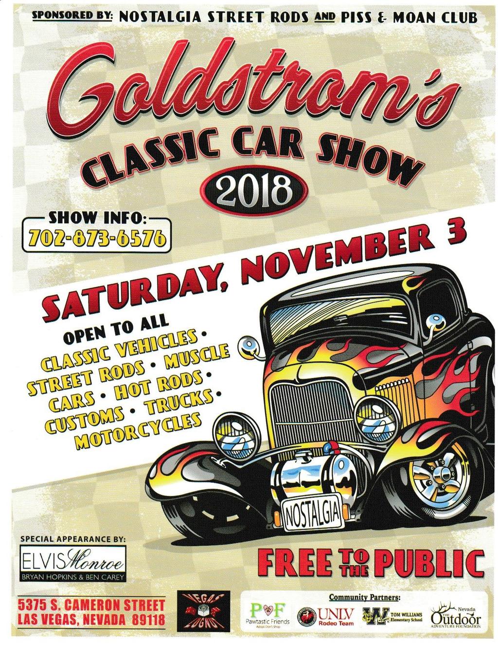OCTOBER 2018 - SCHEDULE OF EVENTS Continued: 10/30 11/2 SEMA Show, Las Vegas Convention