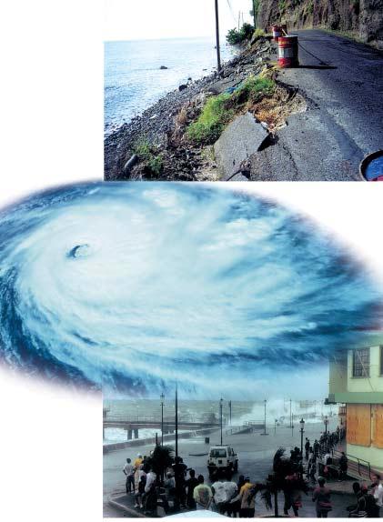 HURRICANES WREAK HAVOC Only a low stone bank connects Dominica to the Scotts Head Islet in 1994 On the southwestern corner of Dominica, before Hurricane David in 1979, there used to be a tree-lined