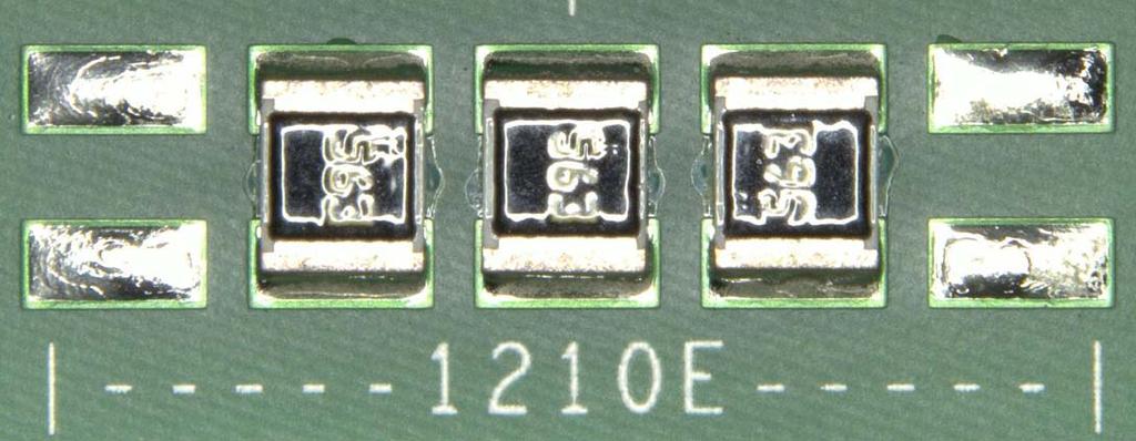 SMD 1210 Chip Caps Before