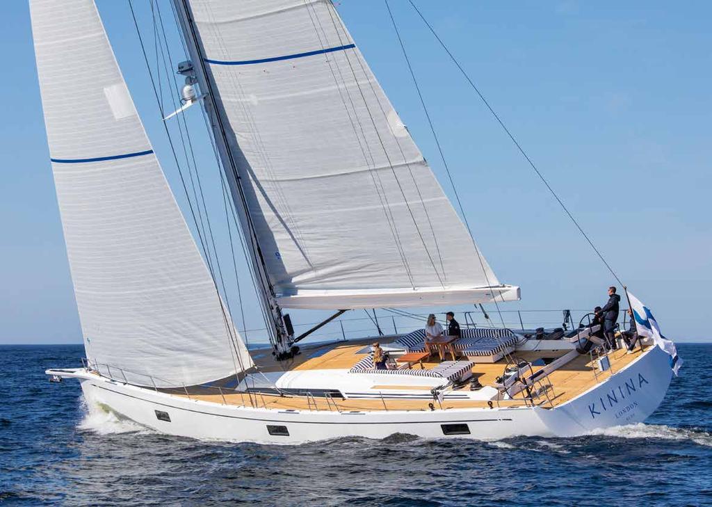 Under sail Sailing a Swan 78 is an experience that instantly explains the latest design trends for sailing yachts.