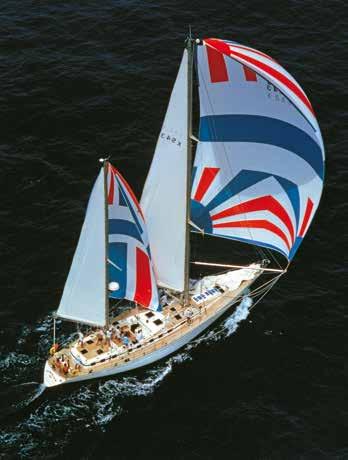 The most representative yachts include the legendary Swan 76, the latest in the long series of yachts signed by Sparkman & Stephens, and also the only one in this family a