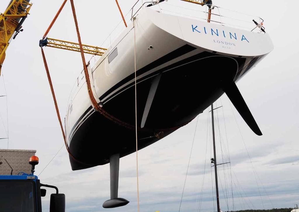 Hull The new Swan 78 benefits from years of experience in Nautor s large yachts design and construction, but is in herself a large step forward.