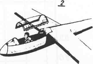 Fig. 11. Jettisoning of cockpit hood of sailplane Fig. 12.