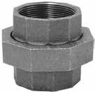 Malleable Iron, Schedule 80/Class 250, Union 3/8 10012430 312700602 1/2 10012431 312606403 3/4 10012432 312606601 1