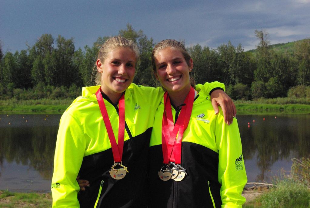 MEET THE TWINS Madeline Mitchell top ranked female canoeist in Manitoba Emma Mitchell top ranked female Kayaker in Manitoba We are 19 years old and are currently studying at Université de St.