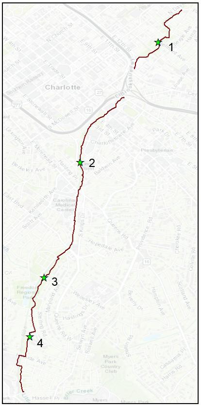 Evaluating the Economic Impact of Shared Use Paths in NC USER COUNTS Manual screenline counts at four locations on the trail allowed the research team to record information needed to obtain user