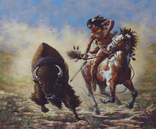 Jobs by Ryder B. The men made bows and arrows and hunted because there was an abundance of buffalo in the Great Plains.