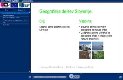 Slika 4: Primer izdelanega geografskega e-gradiva 5 Ocena primernosti in izobraževalne vrednosti Geografska e-gradiva