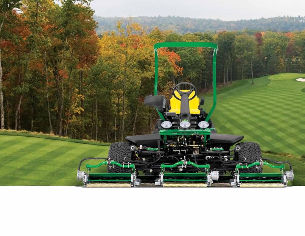 QA5 5-inch diameter reel mowers. Ideal for lower heights-of-cut. Available in E-Cut Hybrid and PrecisionCut configurations.
