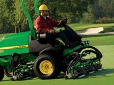 Fairway Mowers makes it much easier for an operator to hold a straight line.