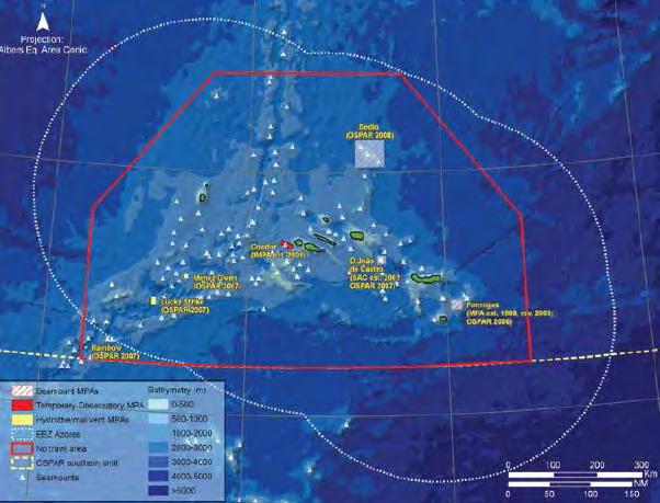 Areas, offshore MPAs, habitats of