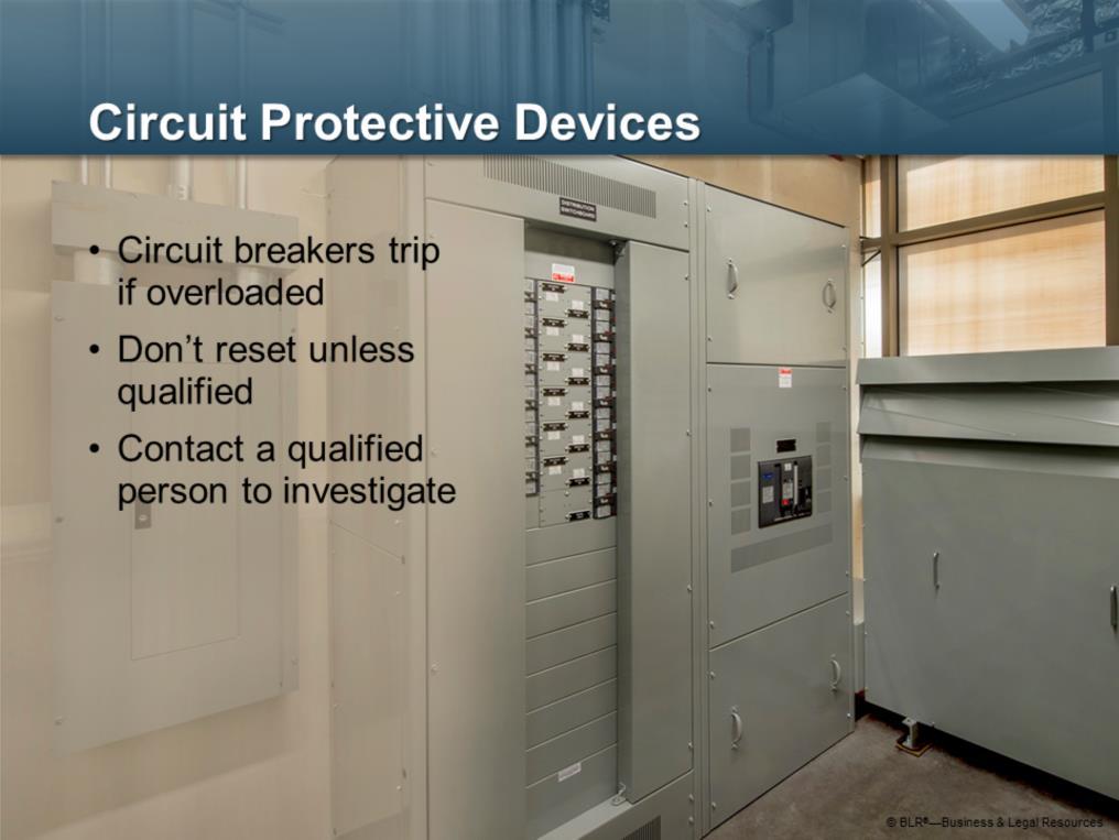 Circuit protective devices are designed to protect wiring and equipment in the system from being damaged by too much current, so it s important to understand their purpose and to know what to do if