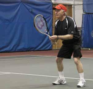 Batchelor conducts tennis lessons with all age and skill levels as well.