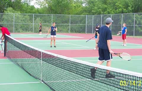 After serving 22 years in the Air Force, Batchelor turned down an opportunity to move to the Pentagon to stay at Offutt AFB and teach tennis.