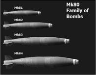 There are two general types of bombs, Old-Style which date from the early 1920 s to the 1950 s and what are know as Mk-80-Series which date from the late 1950 s to the present. < See Figure 33.6.