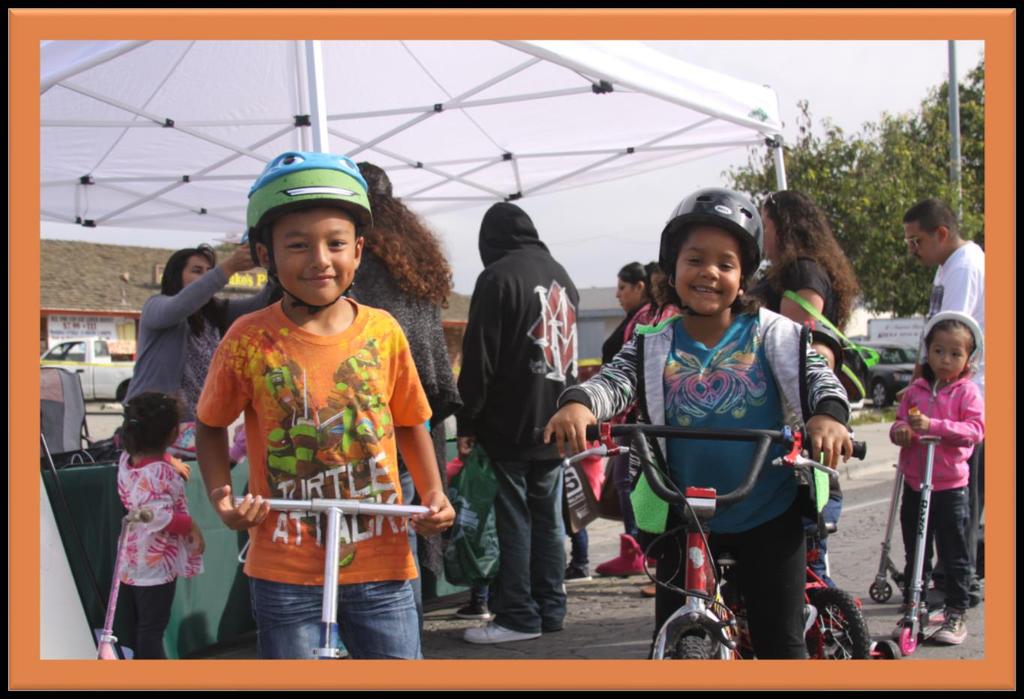 in transportation disadvantaged communities year-round through community events, pedestrian and bicycle safety rodeos, school-based programs and by request.