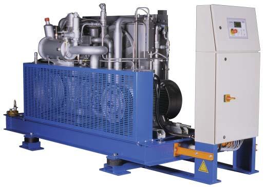 BAUER COMPRESSOR TECHNOLOGY ECONOMIC OPERATION THROUGH CLOSED GAS CIRCUIT Easy integration and turnkey systems are the special features of the BAUER gas compressor concept.