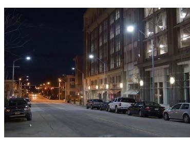 MnDOT has approved LED roadway luminaries for use at a 40- and 49-foot mounting height. The LED luminaires are a replacement for 250- and 400-watt high-pressure sodium (HPS) lights.