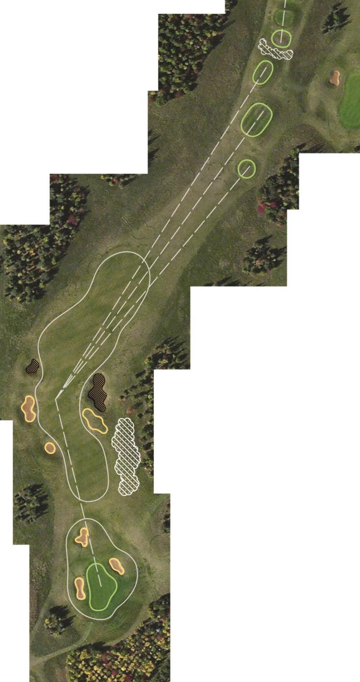Proposed 11 th Hole 12: 527y Par 5 S.I. 2 In terms of stroke index, the 12 th is the second indexed hole on the golf course. However, this rating is unreflective of the quite low average scores.