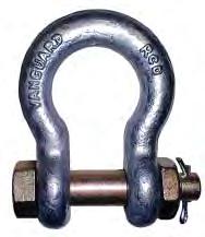 WIRE ROPE HARDWARE SHACKLE WARNINGS AND INFORMATION It is very important to read and understand all information shown before using a shackle Screw Pin Anchor Shackles Bolt Type Anchor Shackles Screw