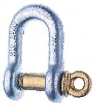 Check for wear, damage, bent or elongation of the body or pin, spreading of the shackle legs also check to see if there is any damage to the threads.