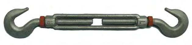WIRE ROPE HARDWARE VGD HOOK & HOOK FORGED TURNBUCKLES WITH LOCKNUTS Meeting the requirements of U.S. Fed. Spec.