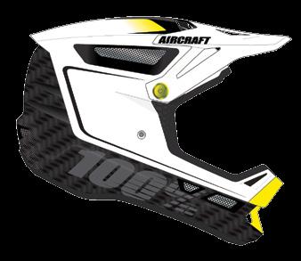 Carbon Blazer Compatible with most popular neck brace systems Durable helmet case with