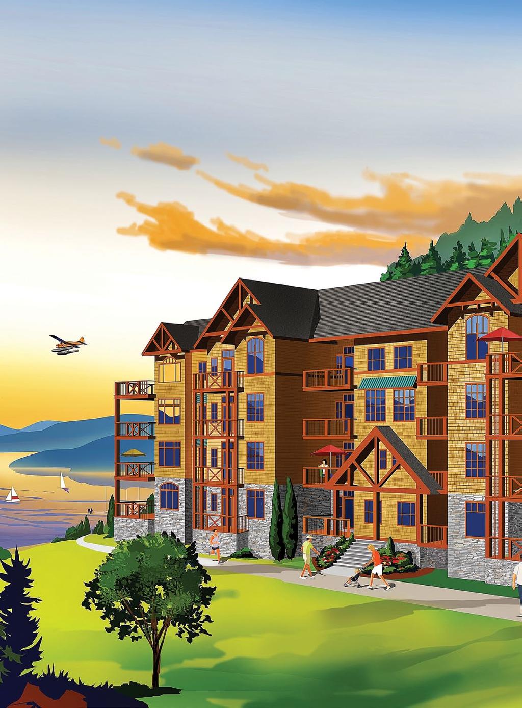 The Lodges Our community s newest offering, The Lodges at Meredith Bay, take condominium living to a whole new level.