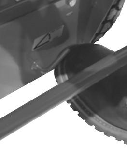 For example, if using 4 spacers under the front caster forks, select position 4 on the rear adjusters.
