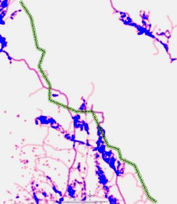 combination of GIS datasets: roads (residential, major, county, well pad roads) and well pads.