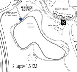University Residence loop 1.6 km Aperture lake loop 1.5 km Living on campus? It s easy to fit in 1.