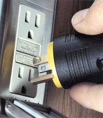 PORTABLE ELECTRICAL EQUIPMENT SAFETY Make sure that any extension cords you use properly fit the plug for the electrical equipment you