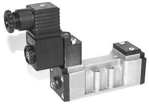 ISO 1, - 5/3, electrically operated, with CNOMO pilot Executions 0300 ISO1E50 NOTE: FOR VALVES WITH PILOT IN LINE SEE PAGE.111.