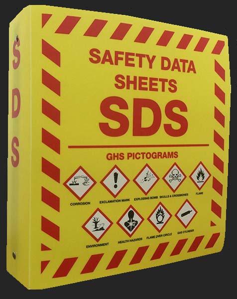 A Safety Data Sheet is a document with 16 SECTIONS that must accompany each hazardous product. Safety Data Sheets must be Bilingual, or have separate English and French copies.