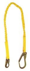 Lanyards & Retractable Lifelines Web Lanyard (4' and 6' Available) 1" nylon webbing with double locking snap hooks and SafeStop Absorber Meets ANSI z3591.1-2007 standards for 3600 lb.