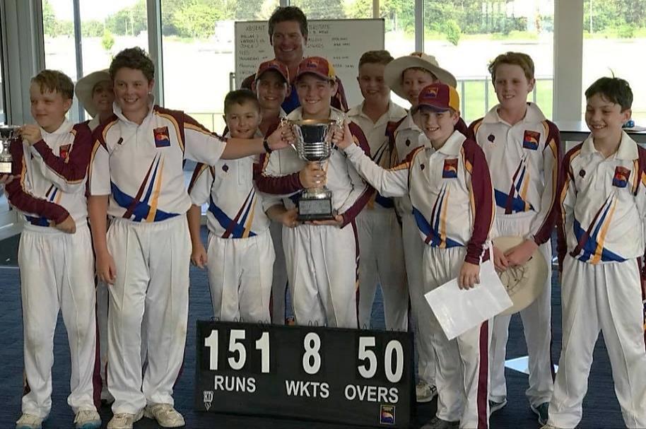 The Ian Healy Cup 2018 Won by BNJCA BLUE This is played as an U12 Development Carnival organised by Albany Creek Cricket Club each year, hosted by Brisbane North Junior Cricket Association.