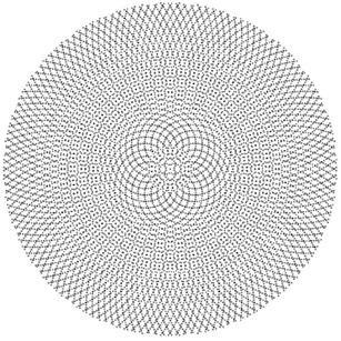 of the spirals suggested by Dixon. They include 2, 254.6 degrees; e, 132.5 degrees; plus variations: e/2, 264.9 degrees, and e/4, 169.