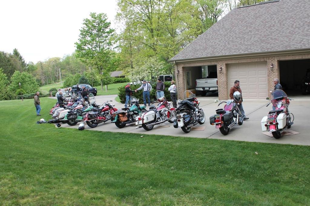 Evans City/Butler County Ride Allan Osterwise graciously hosted a ride on May 13, 2017 which started at his home in Evans City.