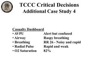 pulse Casualty given 800 ug of OTFC for pain and the antibiotic ertapenem 5 minutes later - the casualty suddenly has labored breathing and is confused Re-exam confirms no chest or
