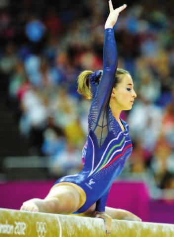 She also won two gold and one silver medal at the 2012 European Championships and at the 2013 European Championships; she won gold on beam and three silvers (all-around, floor and vault).