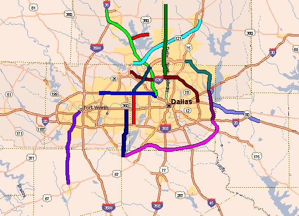 DFW CMSA Transportation and Toll Improvements Completed or Underway Using Insight Research Corporation s Land Use, Demographic / Employment and Investment-Grade Forecasts 1 Trinity River Parkway