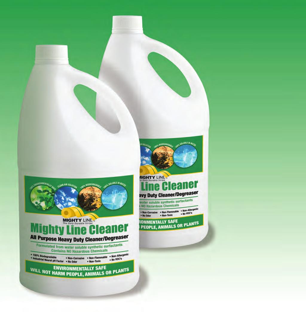 Introducing... Mighty Line Cleaner! Our New All Purpose Heavy Duty Cleaner and Degreaser can be used for any cleaning purpose!