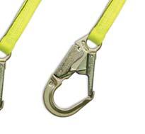 Nylon webbing Offers superior resistance to abrasion and alkaline chemicals. Y-Lanyards available Provide 100% tie-off.