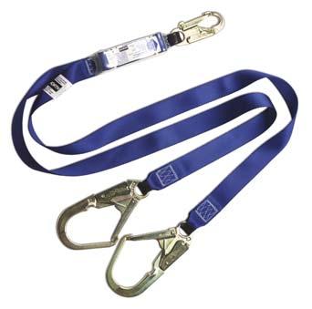 and should be withdrawn from service. Lightweight polyester webbing Offers superior UV and chemical resistance. Y-Lanyards available Provide 100% tie-off.